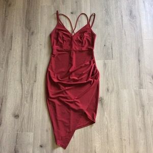 Asymmetrical Mini Dress